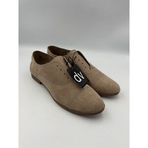 DV by Dolce Vita Amalia Women's 11 Taupe Faux Suede Oxford Shoes NWT - No Laces